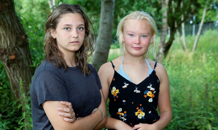 Två elever på skola i Lund