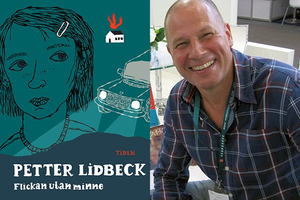 Foto på bokens omslag samt ett porträtt på författaren Petter Lidbeck.