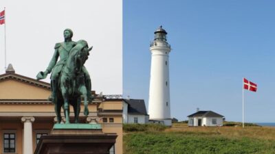 Norge och danmark öppnar sakta upp