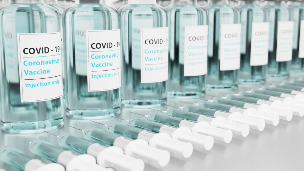 Barn från tolv år får vaccin.